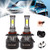9005/HB3 LED Headlight Bulb 240W 24000LM Conversion Kit for High/Low Beam Daytime Running Lights HID or Halogen Replacement Kit H10 9140 9145 LED Fog Light Bulbs 6000K Cool White 3 Years Warranty