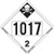 Labelmaster ZT281017 UN 1017 Inhalation Hazard 2 Hazmat Placard, Tagboard (Pack of 25)