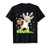 Chihuahua Bunny Dog Dabbing Easter Eggs Basket T-Shirt