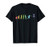 Disc Golf Evolution Frisbee Frolf Funny Golf Basket Gift T-Shirt