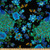 Timeless Treasures Plume Peacocks Multi/Black Metallic Fabric by The Yard