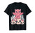 Kawaii Pastel Goth Cute Creepy Demon Cat and Skull Anime Art T-Shirt