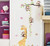 COVPAW Wall Stickers Growth Height Chart Measure Scale Decor Monkey Tree Giraffe Kids Nursery Baby Room Children's Room Decals