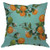 Moslion Orange Decorative Pillow Covers 16x16 Inch Fruit On Tree Branch White Flower Green Leaves Citrus Throw Pillow Case Cotton Linen Canvas Square Cushion Accent Pillow for Sofa Bed