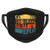 Eat Sleep Salsa Repeat Face Mask Bandana Earloop Mouth Face Coverfor Adult Reusable Men Women Black