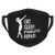 Eat Sleep Gymnastics Repeat Face Mask Bandana Earloop Mouth Face Coverfor Adult Reusable Men Women Black