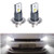 munirater 2-Pack H7 LED 110W 30000LM 6000K White Headlight Bulbs for High / Low Beam Headlight Conversion Kit