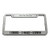 Metal License Plate Frame 1 Cross Plus 3 Nails   4 Given Auto Accessory Car License Plate Bracket Tag Holder Rust-Proof Rattle-Proof Weather-Proof