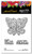Stampendous LBQS105 Laurel Burch Mosaic Butterfly Cling Stamp Set