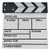 ZeeMoe 7.9" [White] Dry Erase Movie Hollywood Clapboard Director Film Movie Clapper Board Slate 