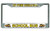 My Other Vehicle is A School Bus Chrome License Plate Frame
