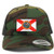 Armycrew New Florida State Flag Embroidered Patch Retro Trucker Mesh Cap - Camo