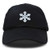 DALIX ICY Snowflake Hat Womens Baseball Cap in Black