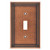 BRAINERD 135764 Ruston Single Toggle Switch Wall Plate / Switch Plate / Cover