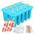 Ozera Popsicle Molds- 10-Cavity Reusable Silicone Popsicle Molds Maker- Ice Pop Molds with 50 Popsicle Sticks  and  50 Popsicle Bag