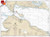 NOAA Chart 14880- Straits of Mackinac 21.00 x 28.24 -Small Format Waterproof-