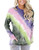 LYCKYY Women's Casual Long Sleeve Shirts Tie Dye Crewneck Sweatshirt Tunic Tops Purple L