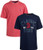 U.S. Polo Assn. Boys' T-Shirt - 2 Pack Short Sleeve Fashion Solid and Graphic Tee -Big Boys-- Red/Navy- 8