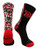 TCK Nebraska Cornhuskers Digital Camo Crew Socks -Black/Scarlet/White- X-Large-