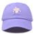DALIX Orchid Hat Womens Floral Baseball Cap in Lavender