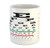 Ambesonne Eye Chart Mug- Illustration of Snellen with Letters and Numerals- Ceramic Coffee Mug Cup for Water Tea Drinks- 11 oz- Multicolor