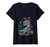 Womens Easter Basket Stuffers T Rex Easter Bunny Eggscellent Gift V-Neck T-Shirt