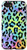 iPhone SE -2020- / 7 / 8 Yellow Orange Red Green Cyan Blue Pink Leopard Print AEH435 Case