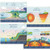 Earth Science Decorations and Teaching Posters - Middle School Weather Posters Set Includes- Earth's Structure- Weathering and Erosion- Plate Tectonics- and The Water Cycle Poster. Large 13x17 inches- Dry-Erase- and Made in USA.