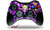 XBOX 360 Wireless Controller Decal Style Skin - Purple Graffiti -CONTROLLER SOLD SEPARATELY-