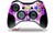 XBOX 360 Wireless Controller Decal Style Skin - Electro Graffiti Purple -CONTROLLER SOLD SEPARATELY-