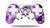 Sony PS3 Controller Decal Style Skin - Purple Princess Skull -CONTROLLER NOT INCLUDED-