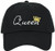 King- Queen Embroidered Dad Cap Hat Adjustable Unconstructed -Black | Q-