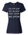 Squatch King Threads Medium Navy Womens They Don't Know That We Know They Know We Know T-Shirt