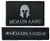 Tactical Molon Labe Spartan Morale and Tab Patch Hook and Loop Fasteners Backing - Black - By Ranger Return (RR-TACT-MOLN-LABE-AND-TAB-BLCK)