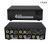 QiCheng and LYS 1 in 4 Out 3 RCA AV Audio Video Splitter for Cable Box DVD DVR Analog TV 1x4 Port Splitter Composite 3 RCA Av Video Audio Switch Switcher RCA Audio Splitter -1 in 4 Out-