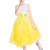 Sunny Fashion Flower Girls Dress Yellow Sequin Wedding Party Bridesmaid Size 6