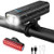 TOOLTOO Bike Lights Set Rechargeable - 1600 Lumen Bright Bicycle Lights Front and Back with Power Bank Function - Led Bike Headlight and Taillight 5 Light Mode fits All Bicycles for Road Mountain