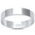 CloseoutWarehouse 925 Sterling Silver Flat Plain Bridal Band Ring 4MM Size 11
