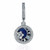 925 Sterling Silver Charms Starry Sky Moon and Star Bead Charm Dangling Moon Charm for Pandora Charms Bracelet  and  Necklace -Moon Charms-