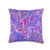 Sweetness Designs Decorative Colorful Purple Paisley Bedroom Throw Pillow- 16x16- Multicolor