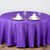 Tableclothsfactory Purple 90inch Round Polyester Tablecloth