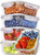 [5-Pack,36oz] Glass Meal Prep Containers - Glass Food Storage Containers with Lids - Food Containers Food Prep Containers Glass Storage Containers with lids Glass Containers Glass Lunch Containers