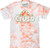 Tee Luv Orange Crush Cloud Wash T-Shirt - Tie Dye Crush Soda Shirt -XL-