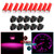cciyu 10x Pink T5 Wedge 5050 1SMD LED Dash Instrument Panel Light Plus 10x T5 Twist Sockets 17 37 70 Instrument Panel Cluster Plug Lamp Dash Light Bulb