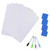 Dry Erase Lapboards 9x12in Small White Board 4-Pack Dry Erase Lapboards Boards Whiteboard Small White Board