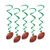 Football Whirls 38in (5/pkg) Pkg/3