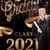 7x5ft Class of 2021 Backdrop - Black and Gold Congrats Grad Graduation Backdrop - Class of 2021 Graduation Decorations  and  Graduation Party Supplies 2021 - Graduation Party Decorations by PixiPy