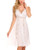 Avidlove Babydoll Lingerie for Women Sexy Long Nightgowns Sheer Bridal Nighty White- L