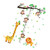 Amosfun Baby Height Growth Chart Ruler Giraffe Height Chart Wall Decals Children Height Measurement Chart Wall Stickers for Kids Room Nursery 2 Sheets