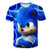 EXV Sonic The Hedgehog Kids 3D Short Sleeve Shirts Casual Graphics Tops Tee for Girls and Boys -Blue7- 8T-
